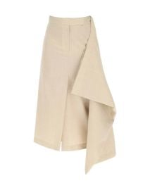 AWAKE Mode Deconstructed Double Midi Skirt  at Italist